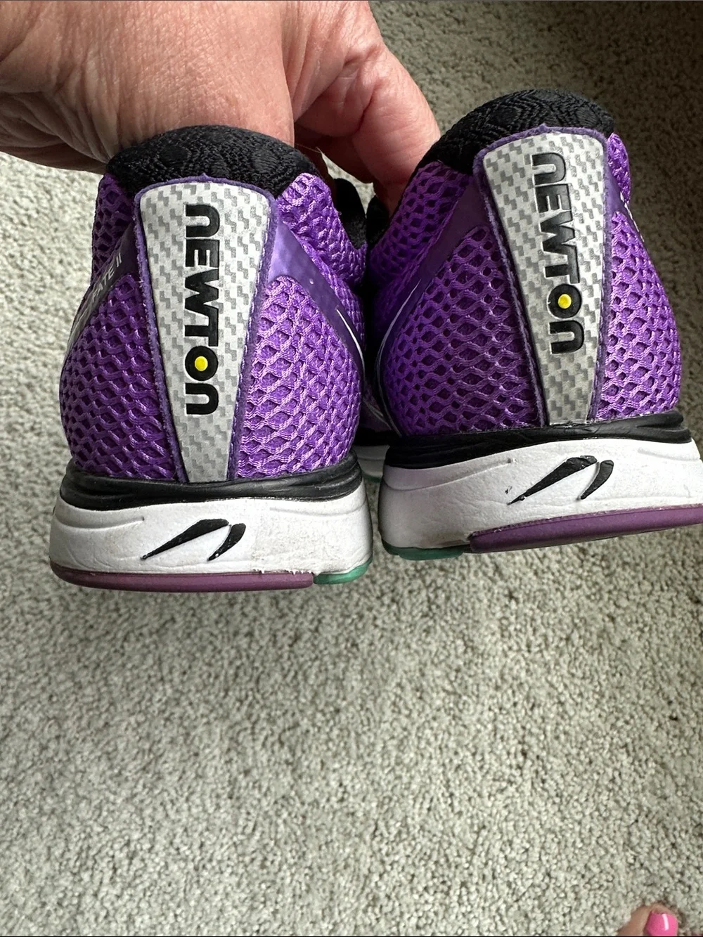 Newton Fate 2 Women's Purple Running Shoes with Aqua Laces 9.5